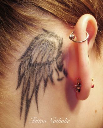 Love Angel Tattoo Design